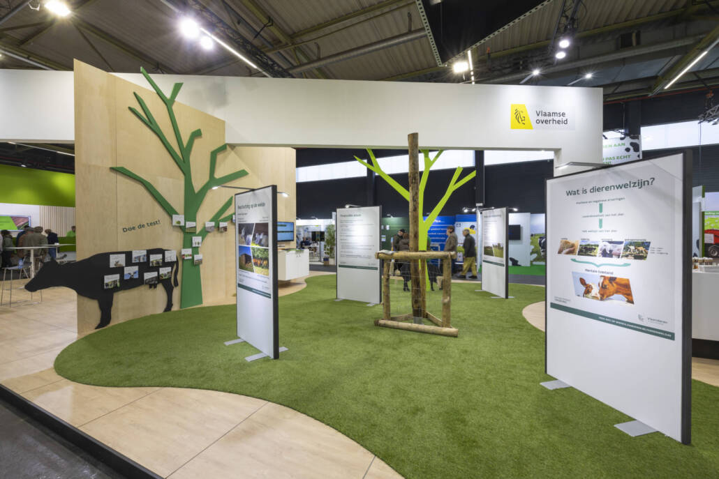 Stand met interactiviteit